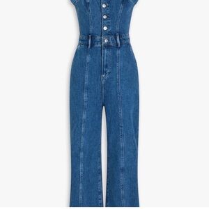 PAIGE Mid-Blue Jean jumpsuit